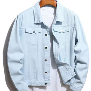 La mejor chaqueta vaquera para hombre Tendencias Vintage desgastada Versatilidad elegante y duradera Dominando el aspecto Chaquetas vaqueras para hombre - Product Image 1