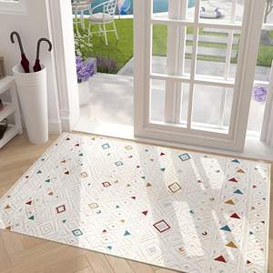 Alfombra Moderna de Polipropileno Texturizado Netline, Alfombra Geométrica de Pelo Medio que No Desprende Pelusa para Sala de Estar, Alfombras para el Hogar - Product Image 4