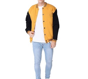 Vestes de baseball personnalisées avec logo, style varsity, pour les fabricants de vêtements pour hommes, vestes de baseball personnalisées - Product Image 4
