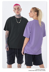 Proveedor de camisetas de algodón de moda camiseta de gran tamaño personalizada boxy fit camiseta en blanco para ropa de hombre Camiseta camiseta para hombres - Product Image 2