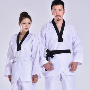 Uniforme de Taekwondo surdimensionné élégant avec logo personnalisé Nouvelle mode Vente en gros Vêtements d'arts martiaux Karaté 100% coton respirant - Product Image 5