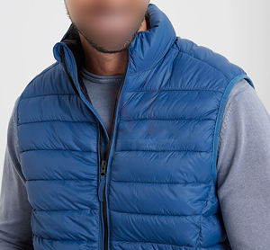 Chaleco acolchado ligero de Venta caliente para hombres Cuello sin mangas personalizable Lona de moda de invierno Todos los colores disponibles OEM - Product Image 6