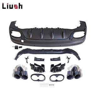 Kit aggiornato GLB45 diffusore posteriore tubo di scarico paraurti posteriore per Mercedes-Benz <span class=keywords><strong>GLB</strong></span> X247 non AMG paraurti anteriore auto - Product Image 1