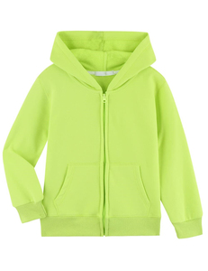 Sudadera con capucha y cremallera para niños, sudadera orgánica para bebés, Sudadera con capucha orgánica para bebés, sudadera con cremallera de punto personalizada para niños OEM - Product Image 1