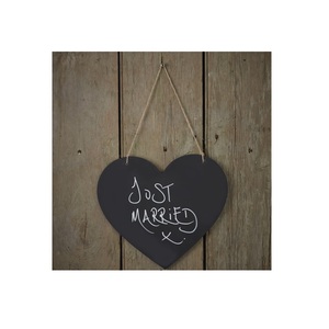 Best Selling Christmas Decor Hanging Heart Shape Wooden Pieces Customized Size and Hanging Use for Home Indoor Decorative - Product Image 5