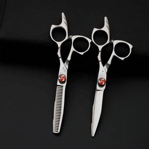 F148 ensemble de ciseaux de coiffure de haute qualité 5.5 pouces et 6 pouces ciseaux de coiffeur pour l'amincissement et la coupe beauté en gros - Product Image 1