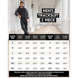 Chándal para hombre, chándal atlético con capucha de 2 piezas, conjuntos de Jogger, conjuntos de traje deportivo informal para correr y trotar - Product Image 6