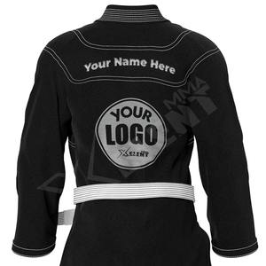 OEM/ODM personalizado 100% algodón negro Jiu Jitsu artes marciales Gi uniforme sublimado BJJ desgaste Pakistán último diseño ropa de Karate - Product Image 3