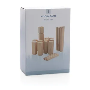 Jeu de Kubb en bois personnalisé, jouets d'extérieur avec gadgets uniques - Product Image 3