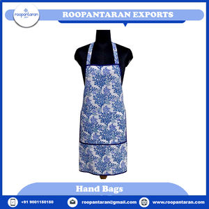 Los productos más vendidos Artista Delantales Bloque indio-Impreso 100% Transpirable 20 Láminas de algodón 83 Cms Delantal de cocina para la venta - Product Image 6