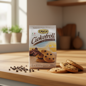 Ciokofroll Crich G 300X12 Biscuits Chocolate <b>Sweet</b> Premium <b>Quality</b> 300g Semi-Soft Oval in Bag - Product Image 3