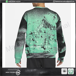 Sudadera de gimnasio con logotipo personalizado, manga larga, diseño personalizado para ropa de calle para entrenamiento de culturismo, hecha en otoño, poliéster/algodón - Product Image 2