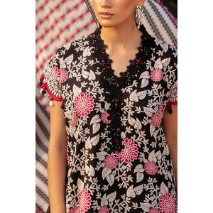 Traje de 3 Piezas para Mujer con Estampado y Borde Bordado CL-52608 - Product Image 3