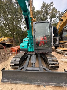 7.5T 99% Nieuwe 2023 Epa Mini Graafmachine Kobelco Sk75 Hydraulische Graafmachine Gebruikt Rupsgraafmachine