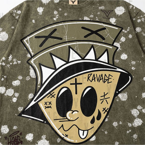 Camisetas Gráficas Premium, Tela Suave de Mezcla de Algodón, Corte Relajado, Diseño Artístico, Ropa Casual Cómoda - Product Image 5