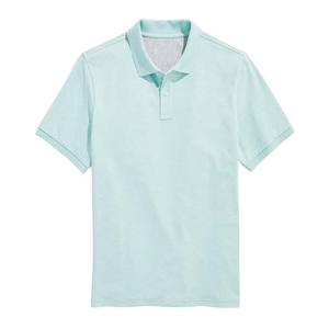 Service OEM Chemises polo taille plus en coton, vierges, décontractées et personnalisées pour hommes, col montant à manches courtes, respirantes, couleur unie, OEM - Product Image 1
