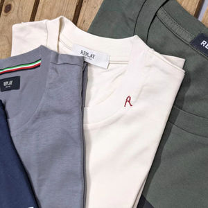 Nouveau Design hommes 100% coton T-Shirt séchage rapide respirant col rond solide imprimé motif décontracté court fil teint lavé Techniques - Product Image 3