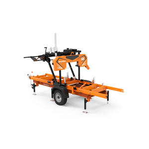Scierie portative LX50START sur remorque avec capacité de charge de 2001 à 3000 kg pour la coupe de bois et de sciages sur site, origine USA - Product Image 1