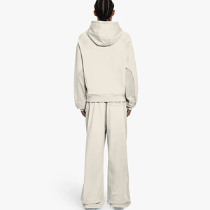 Fabricants de sweats à capuche personnalisés 450Gsm 500Gsm sweat à capuche pour hommes 400Gsm surdimensionné poids lourd 400 450 500 Gsm sweat à capuche en coton éponge français - Product Image 6