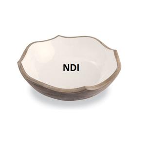 Cuenco para servir de almacenamiento de ensalada de frutas de alta tendencia, contenedor de comida duradero redondeado decorativo, cuenco de madera de Acacia, superventas - Product Image 6