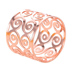 Anneau de serviette en cuivre de luxe, anneau de serviette en laiton personnalisé, vente en gros, décoration de mariage, anneaux de serviette en cuivre pour un prix bas - Product Image 5