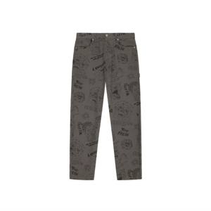 Pantalon à imprimé graphique-Pantalon audacieux et élégant pour hommes et femmes, parfait pour le streetwear et la mode - Product Image 1