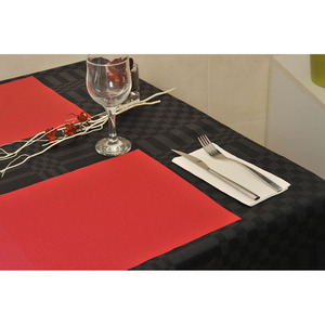 Nappe de table en papier professionnelle jaune 30x40cm 40gsm, 1000 pièces, B2B - Product Image 4