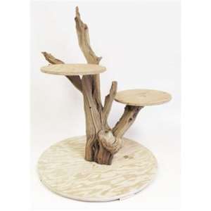 Wooden cake <b>stand</b> with smooth natural wood grain and elegant finished for displaying <b>cupcakes</b> cakes and pastries and celebration - Product Image 2