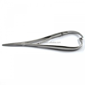 Portaagujas Mathieu de línea delgada de 14cm de calidad superior, instrumentos quirúrgicos de ortodoncia, manual alemán de acero inoxidable ISO 13485 - Product Image 1