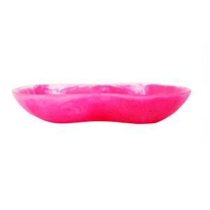 Pequeño Earth Bowl Shell Pink Wood & Resin Bowl en línea al mejor precio Tamaño de producto personalizado Hecho en India - Product Image 2