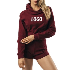 Sudadera con Capucha de Primera Calidad, Tela de la Mejor Calidad, Servicio OEM, Diseño ODM, Sudadera con Capucha con Logotipo Impreso en la Capucha y Pantalones Cortos - Product Image 5