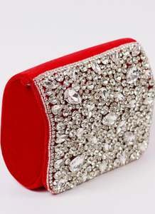 <b>Crystal</b> Handbag Shoulder <b>Bag</b> Floral Wedding Parties-Available Purse Box Envelope Styles - Product Image 3