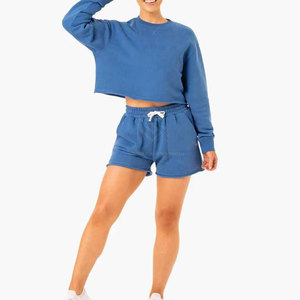 Shorts de Mujer Transpirables de Alta Calidad, Cintura Alta, Color Sólido, Tela Suave, Corte Regular, para Verano, Venta al Por Mayor - Product Image 4