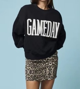 Sweat-shirt oversize pour femme, confortable, en tissu polaire 100% coton, coupe ample, décontracté, pour le printemps et l'automne, à porter tous les jours, devant - Product Image 2