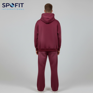 ชุดวอร์มผ้าฝ้าย100% เป็นกรดสำหรับผู้ชายชุดวอร์มแนวสตรีทมีฮู้ดระบายอากาศได้ดีชุดวิ่งจ็อกเกอร์ฤดูหนาวซีดจาง - Product Image 6