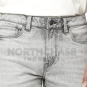 Shorts en jean pour homme, sur mesure, sportifs, 100% coton, couleur contrastée, écologiques, de haute qualité, confortables - Product Image 5
