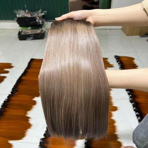 Extensiones de cabello de la mejor calidad Color Bone Straight 100% Extensiones de cabello humano Cabello virgen crudo de Vietnam Gran stock Listo para enviar - Product Image 4