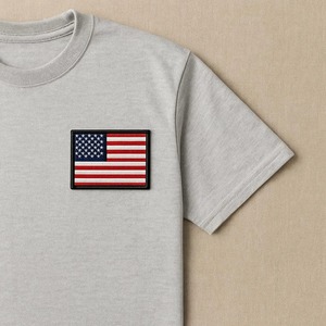 Patch drapeau USA presse à chaud de haute qualité-fer sur badge brodé patriotique, tactique, motard, vestes, chapeaux, sac à dos, équipement de bricolage - Product Image 3