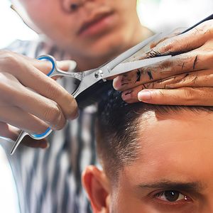 Tijeras para cortar el cabello, tijeras profesionales de acero inoxidable de 6,5 pulgadas para peluquería, cuchillas afiladas, para salón, hogar, hombres y mujeres - Product Image 6