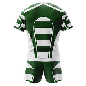 Vêtements de sport Vêtements d'entraînement Uniformes de rugby pour hommes Conception personnalisée Nom et numéro de l'équipe Impression Rugby Football Uniforme de football Hommes - Product Image 2