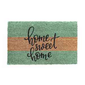 Alfombra de entrada de fibra de coco con base de PVC, antideslizante y ecológica. - Product Image 1