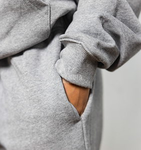 ชุดวอร์มแบบสวมหัวสำหรับผู้หญิงชุดวอร์มผ้าคอตตอน100% มีฮู้ดชุดวอร์มกางเกง2ชิ้น2026ออกแบบได้ตามต้องการ - Product Image 5