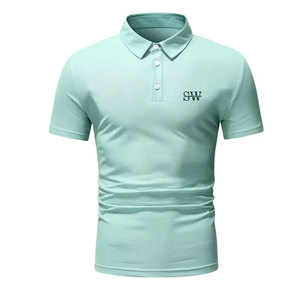 Camisetas Polo para Hombre, Tela Suave y Transpirable, Corte Regular Elegante, para Oficina, Atuendos Casuales y Comodidad Diaria en Verano - Product Image 1