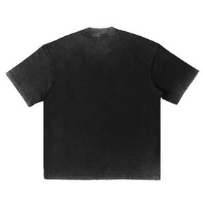 Camisetas de gran tamaño para hombre, camisetas de algodón pesado lavado con ácido, camisetas casuales de manga corta holgadas Unisex para hombre - Product Image 2