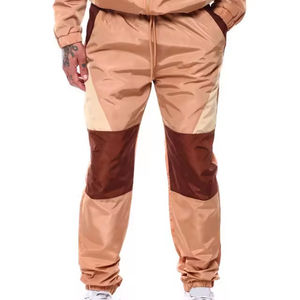 Conjuntos de pantalones cortos de dos piezas cortavientos personalizados de alta calidad, chándal con logotipo personalizado, conjunto de dos piezas con cremallera, longitud completa - Product Image 5