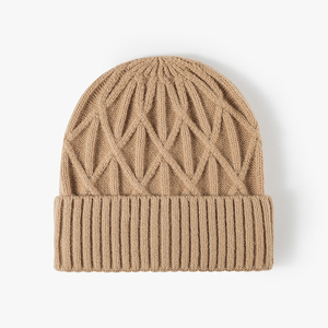 Classic Retro 100% Acrylic Custom logo Beanie <b>Hats</b> - Product Image 3