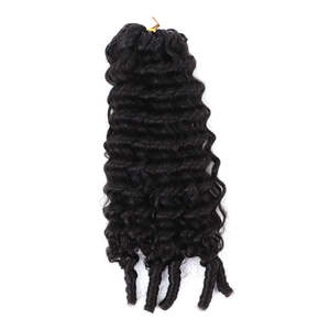 ผมบราซิลเลี่ยนเรมี่แบบหยิกสไตล์พม่า พร้อมปลายผมแบบเกลียว สำหรับต่อผมแบบโครเชต์ น้ำหนัก 100 กรัม - Product Image 1