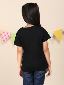 เสื้อยืดคอกลมสำหรับเด็กผู้หญิงผ้าฝ้าย100% ใหม่มาแรงวิธีการพิมพ์ที่แตกต่างกันและวัสดุในมือ - Product Image 3