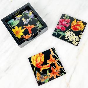 Best offers handcrafted lacquer <b>coaster</b> box competitive price lacquered <b>coasters</b> from top producer - Product Image 5