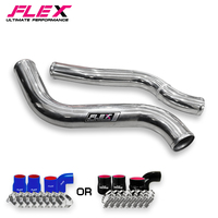 Kit de intercooler de tubería de aluminio FLEX (tubo de repuesto) para FORD RANGER / MAZDA BT50 2,2/3,2/MC color aluminio
